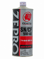 IDEMITSU Масло моторное синтетическое ZEPRO EURO SPEC 5W40 SN/CF 1л